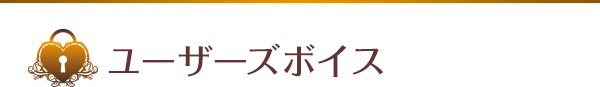 ユーザーボイス